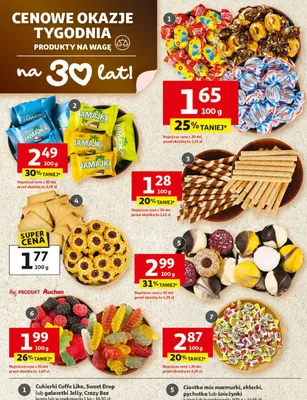 Cukierki Jamajka, Jamajka biała, Jamajka banan-mango lub Jamajka pistachio promocja w Auchan