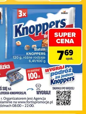 Baton Knoppers 3-pak promocja w Carrefour Market