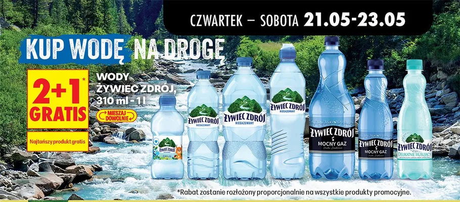 Woda Żywiec Zdrój Zdrojek promocja w Biedronka