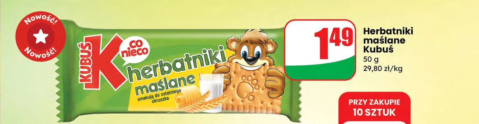 Herbatniki maślane promocja w Dino