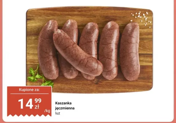 Kaszanka jęczmienna luz promocja w Dino