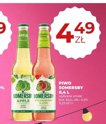 Piwo Somersby promocja w Duży Ben