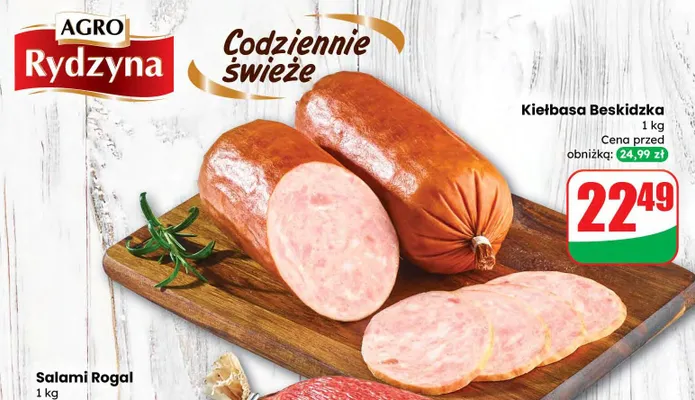 Kiełbasa Beskidzka promocja w Dino