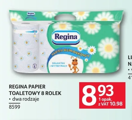 Papier toaletowy Regina promocja w Selgros