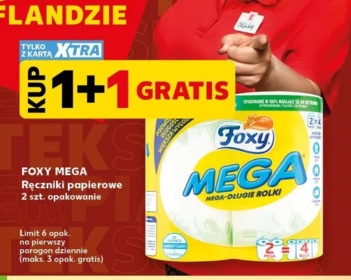 Ręczniki papierowe Foxy Mega promocja w Kaufland