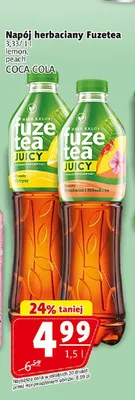 Napój herbaciany FuzeTea Peach promocja w Prim Market