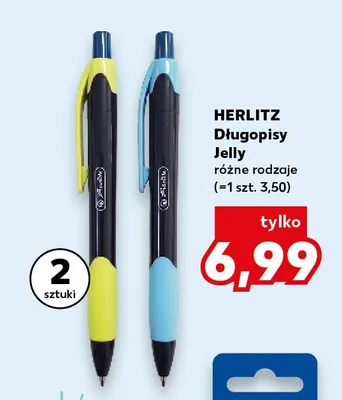 Długopisy Jelly Herlitz 2-pak promocja w Kaufland