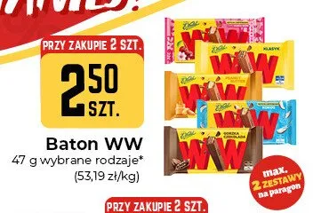 Baton WW Klasyk E.Wedel promocja w Społem Częstochowa