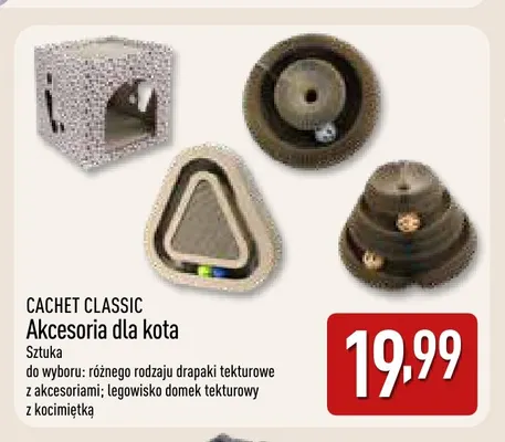 Akcesoria dla kota Cachet Classic promocja w Aldi