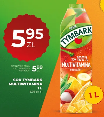 Sok Tymbark Multiwitamina promocja w Duży Ben