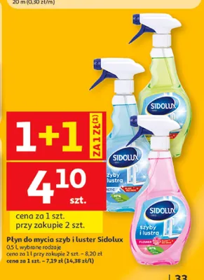 Płyn do mycia szyb i luster Sidolux Arctic promocja w Auchan
