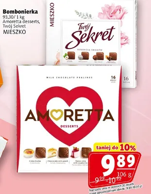 Bombonierka Amoretta desserts, Twój Sekret promocja w Prim Market