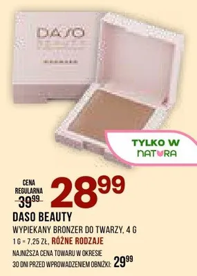 Wypiekany bronzer do twarzy promocja w Drogerie Natura