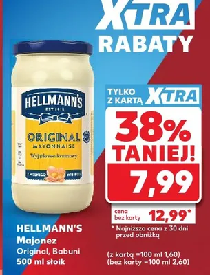 Majonez Hellmann's Original promocja w Kaufland