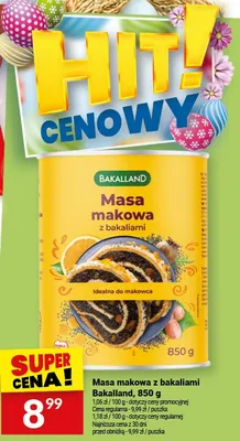 Masa makowa z bakaliami promocja w Twój Market