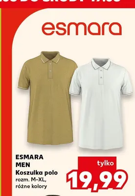 Koszulka polo męska Esmara Men promocja w Kaufland