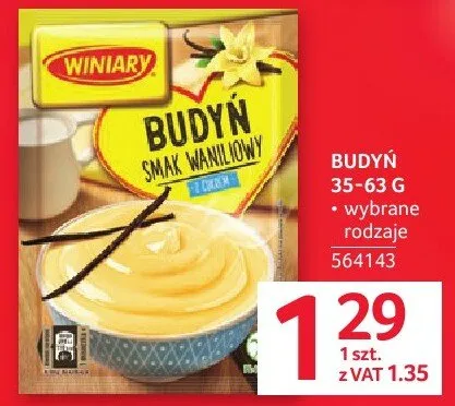 Budyń Winiary 35-63 g promocja w Selgros