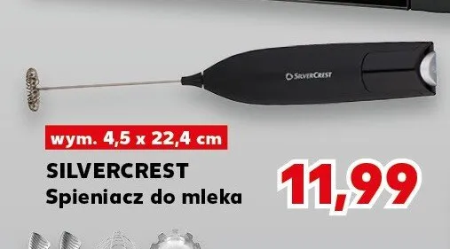 Spieniacz do mleka Silvercrest promocja w Kaufland