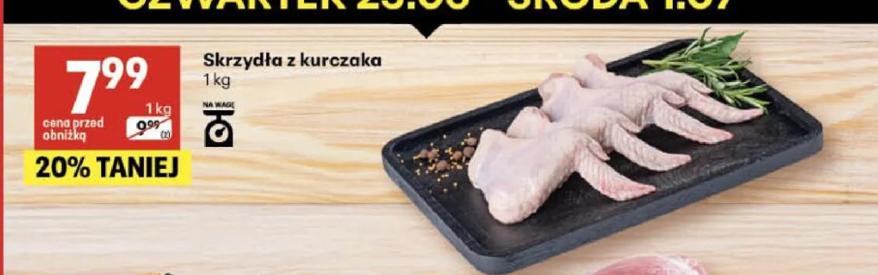 Skrzydła z kurczaka promocja w Delikatesy Centrum