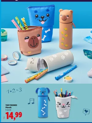 Piórnik Tiny Friends promocja w Lidl