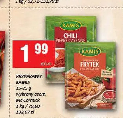 Przyprawa Kamis do frytek promocja w Chorten