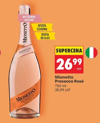 Prosecco Rosé promocja w Biedronka
