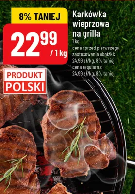Karkówka wieprzowa na grilla promocja w POLOmarket