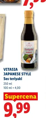 Sos teriyaki Vitasia Japanese Style promocja w Lidl