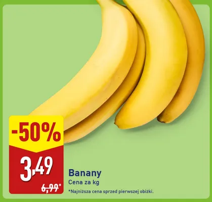Banany promocja w Aldi