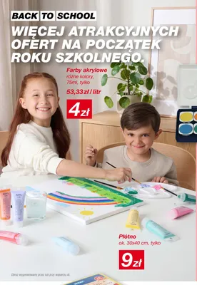 Płótno malarskie promocja w KiK