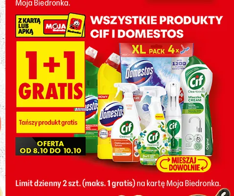 Środki czystości Cif promocja w Biedronka