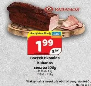 Boczek z komina Kabanos promocja w Delfin