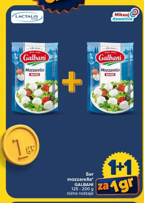 Ser mozzarella Galbani Mini promocja w Carrefour