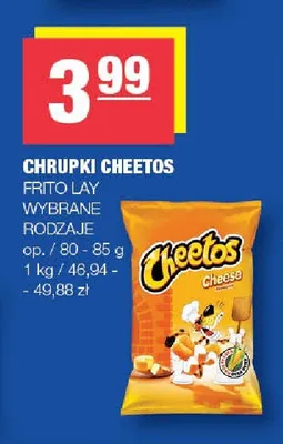 Chrupki Cheetos Cheese promocja w SPAR