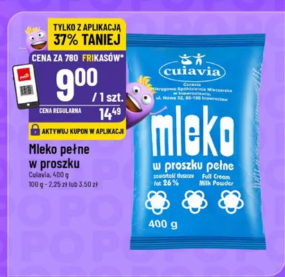 Mleko pełne w proszku promocja w POLOmarket