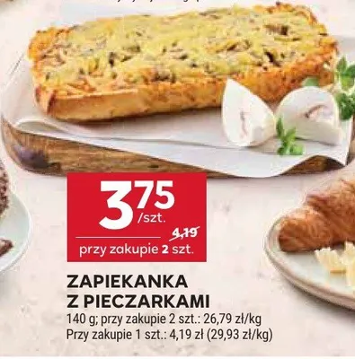 Zapiekanka z pieczarkami promocja w Stokrotka