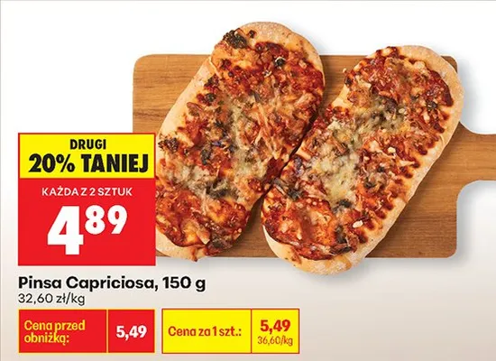 Pinsa Capriciosa promocja w Biedronka