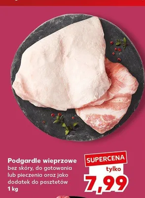 Podgardle wieprzowe bez skóry promocja w Kaufland