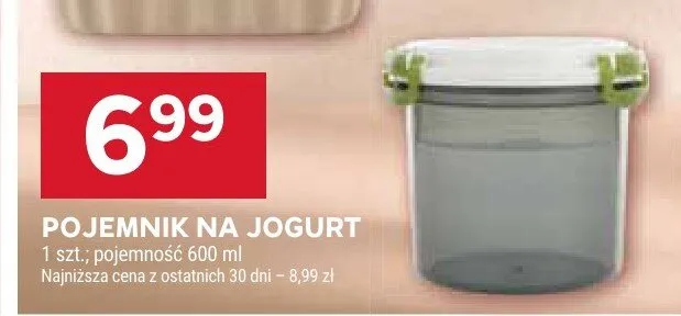 Pojemnik na jogurt promocja w Stokrotka