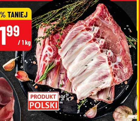Żeberka wieprzowe trójkąty promocja w POLOmarket