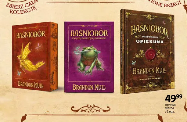 Książka Baśniobór Brandon Mull oprawa twarda promocja w Empik