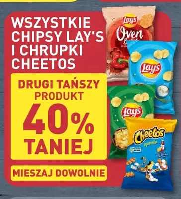 Chipsy Lay's i chrupki Cheetos promocja w Aldi