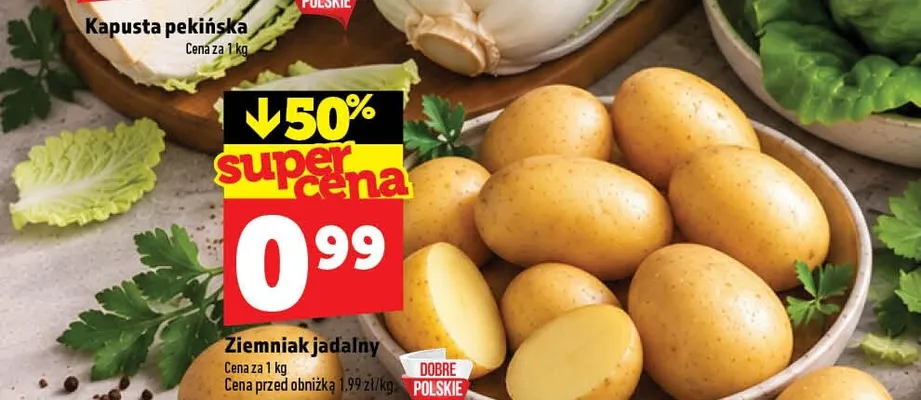 Ziemniaki jadalne promocja w TOPAZ