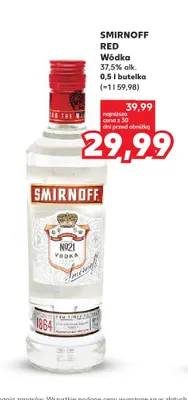 Wódka Smirnoff Red promocja w Kaufland