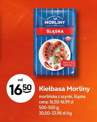 Kiełbasa Morliny śląska promocja w Żabka