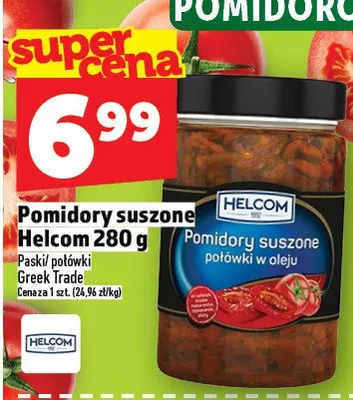 Pomidory suszone Helcom promocja w TOPAZ