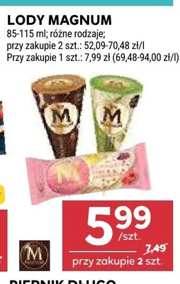 Lody Magnum promocja w Stokrotka