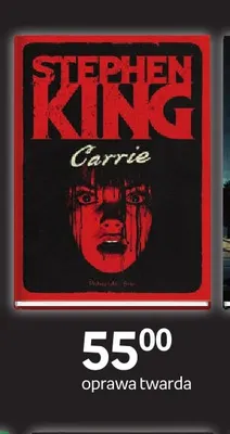 Książka Carrie Stephen King oprawa twarda promocja w Empik