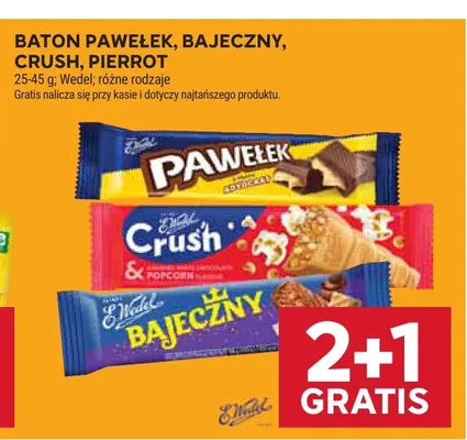 Baton Bajeczny E.Wedel promocja w Stokrotka