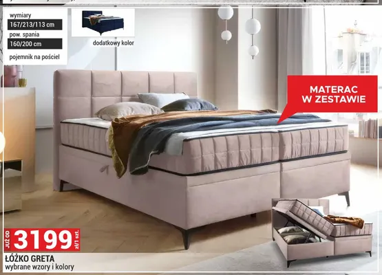 Łóżko Greta promocja w Merkury Market